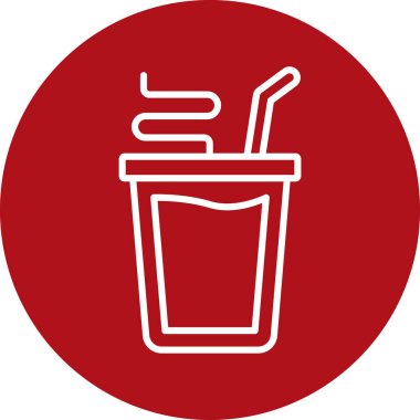 içki ikonu vektör illüstrasyonu