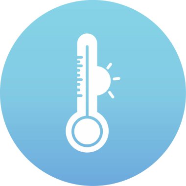 sıcaklık simgesi vektör illüstrasyonu