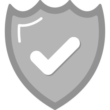 Web simgesi, vektör çizim kalkan