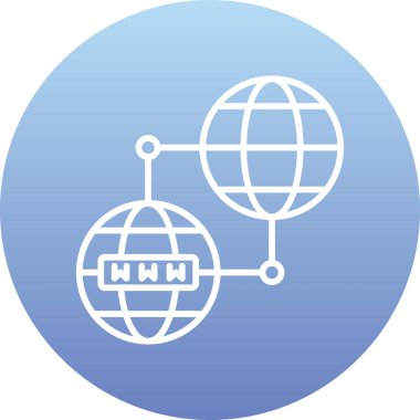 genel ağ simgesi çizimi