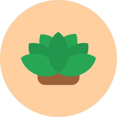 Agave ağ simgesi, vektör illüstrasyonu