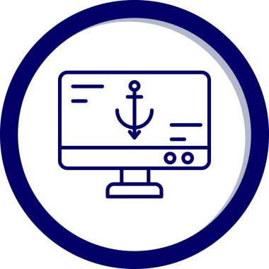 Ağ simgesi. vektör illüstrasyonu