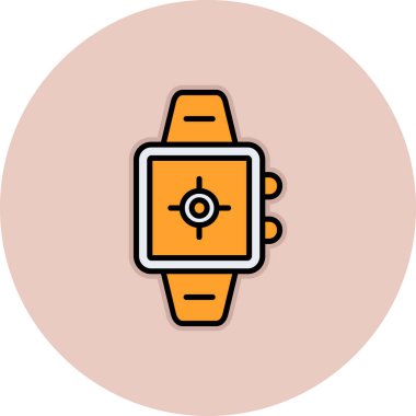 Akıllı izle kutsal kişilerin resmi, vektör çizim