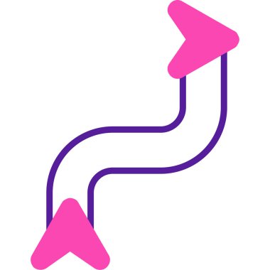 Ok. Web simgesi basit illüstrasyon