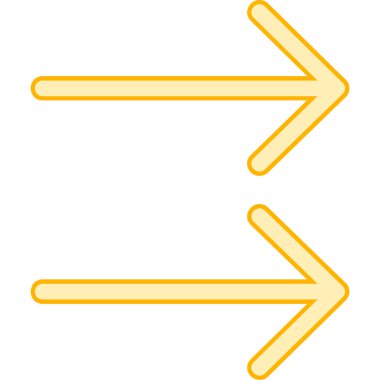 ok simgesinin vektör illüstrasyonu