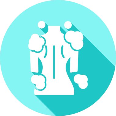 Robotik kol. Web simgesi basit illüstrasyon