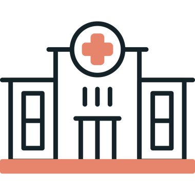 Hastane binası. Basit tasarım