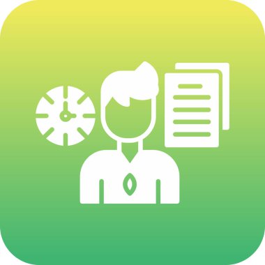 Modern ofisin vektör illüstrasyonu