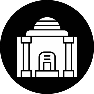 Yapı simgesinin vektör illüstrasyonu