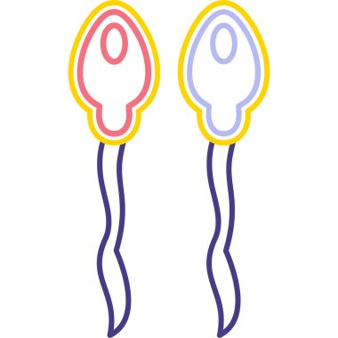 Dondurma. Web simgesi basit illüstrasyon