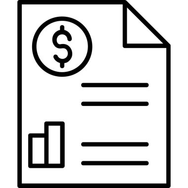 para ve finans simgesi, özet biçimi