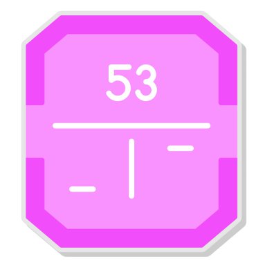 Moda biçimi izole edilmiş arkaplanda 8 numaralı simge