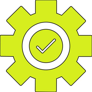 ayar simgesi vektör illüstrasyonu