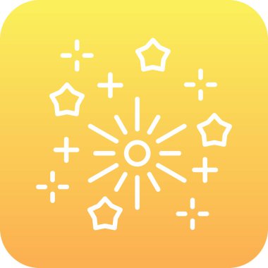 Sarı yıldız simgesinin vektör çizimi