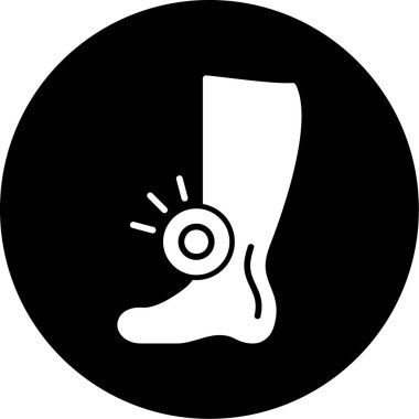 Ayakkabı. Web simgesi basit illüstrasyon