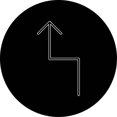 ok simgesinin vektör illüstrasyonu