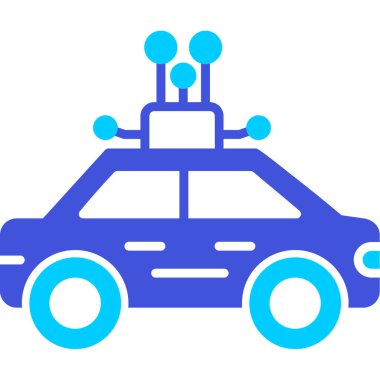 araba simgesi vektör illüstrasyonu