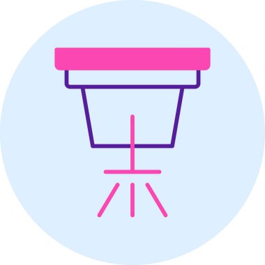 Modern bir simgenin vektör illüstrasyonu