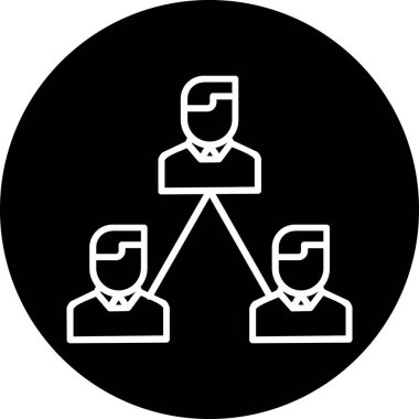 İnsan simgesinin vektör illüstrasyonu