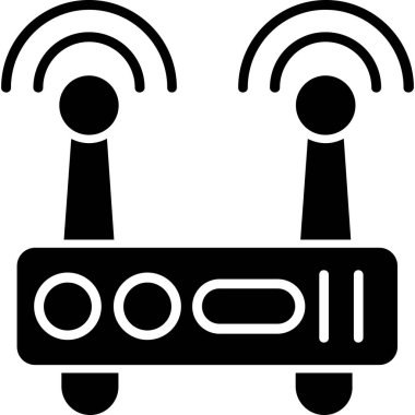 Wifi simgesi, vektör illüstrasyonu