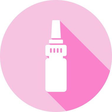 Şişe. Web simgesi basit illüstrasyon