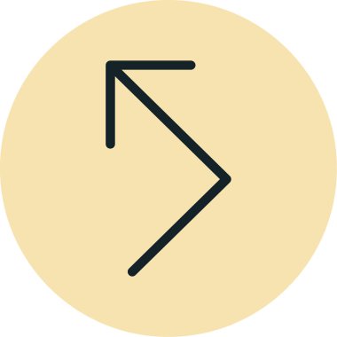 Soyut arkaplanda sağ ok simgesi izole edildi