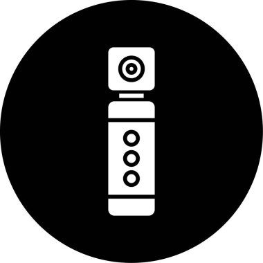 Seo simgesi, silo simgesi ve pazarlamanın vektör illüstrasyonu