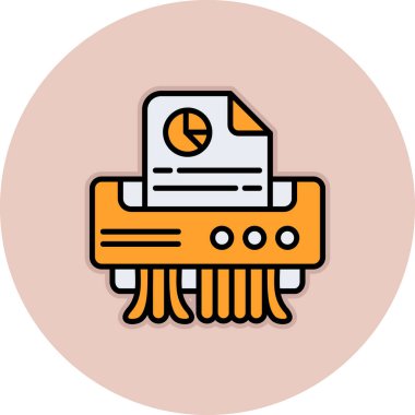 Modern bir bilgisayar simgesinin vektör çizimi