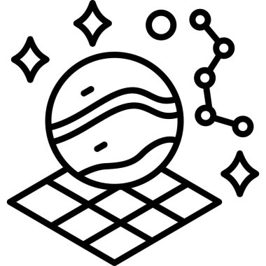 Gezegen güneş simgesi