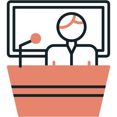 konferans sunum simgesi