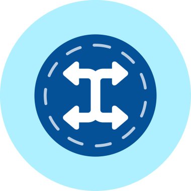 Modern bir simgenin vektör illüstrasyonu