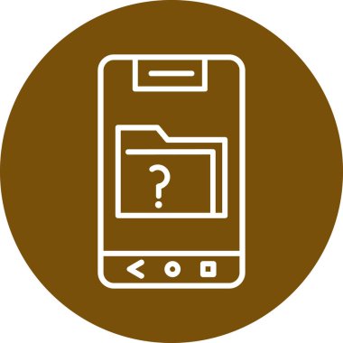 akıllı telefon simgesi vektör illüstrasyonu