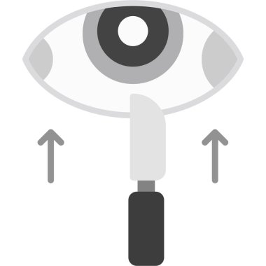 Göz simgesini. Göz vektör simgesi web için basit örnek