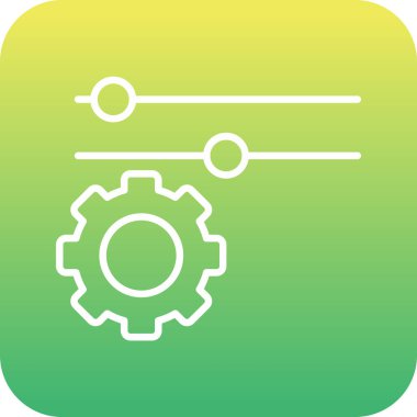 Vektör ayarı Simge illüstrasyonu