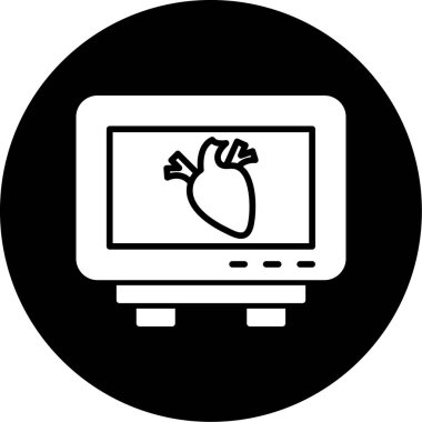 dizüstü bilgisayarın kalp simgesi modada izole edilmiş arka plan