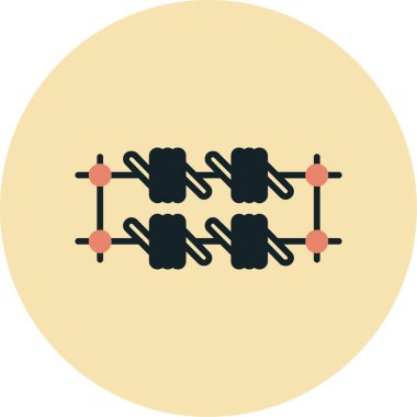 Modern b 'nin vektör illüstrasyonu eksik simgesi
