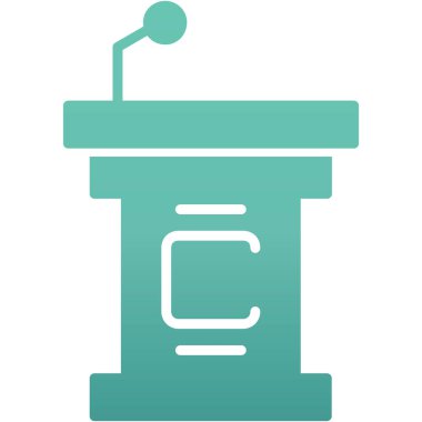 Bir kahve makinesi simgesinin vektör çizimi