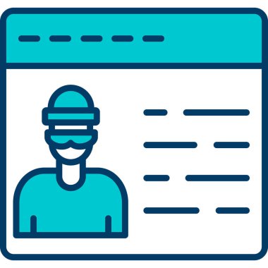 Web sayfası simge tasarım vektörü