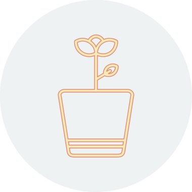 Bitkinin vektör illüstrasyonu