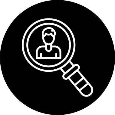 Modern simge analizi eksikliğinin vektör illüstrasyonu