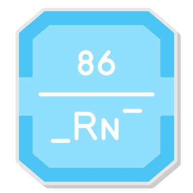 Periyodik tablonun kimyasal elementinin resmi