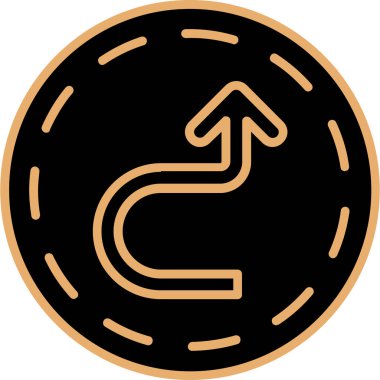 Modern bir simgenin vektör illüstrasyonu