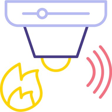 Uydu. Web simgesi basit illüstrasyon