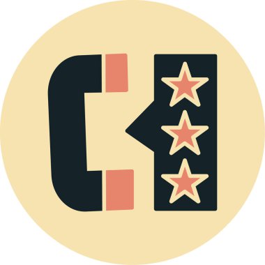 Bir yıldızın vektör illüstrasyonu