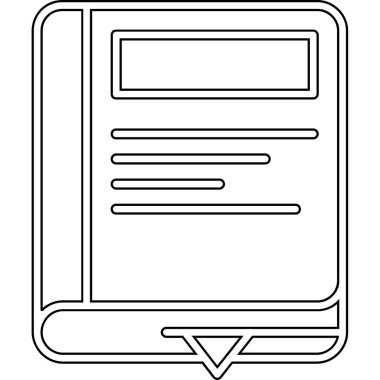 belge vektör tasarımı ile tablet bilgisayarı