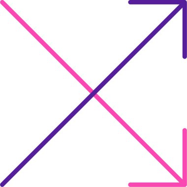 ok simgesi vektör illüstrasyonu