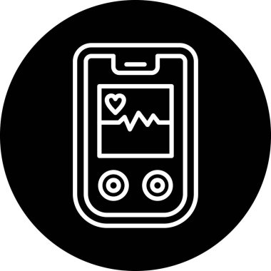 Mobil ve uygulama kullanımı için illüstrasyon...