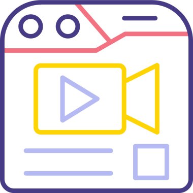 seo modern simgesinin vektör illüstrasyonu