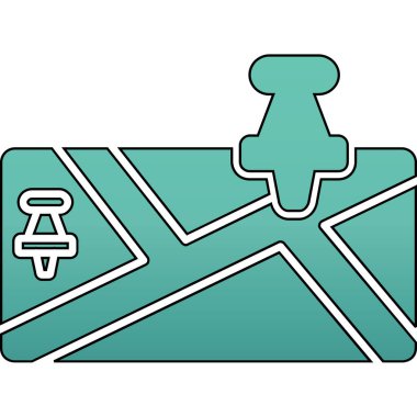 güzel ve siyah vektör çizgisi ve doldurma simgesi