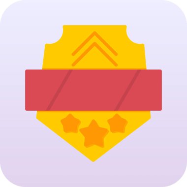 rozet vektör simgesi